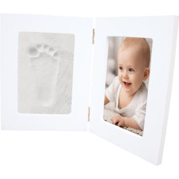 Happy Hands Double Frame set de mulaj pentru amprentele bebelușului White