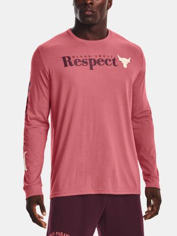 Under Armour UA Project Rock Respect Tricou Roz