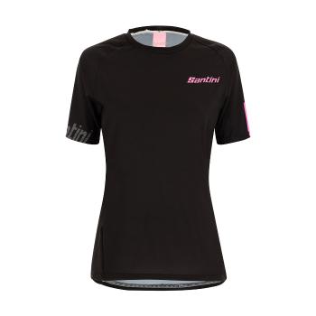 Santini SASSO MTB LADY tricou - black/pink