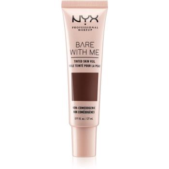 NYX Professional Makeup Bare With Me Tinted Skin Veil make-up cu textura usoara culoare 12 Deep Espresso 27 ml