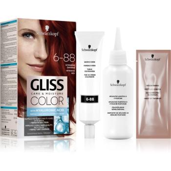 Schwarzkopf Gliss Color Culoare permanenta pentru par culoare 6-88 Intensive Red 1 buc