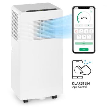 Klarstein Iceblock Ecosmart 9, climatizare, 3 în 1, 9000 BTU, control prin aplicație, alb