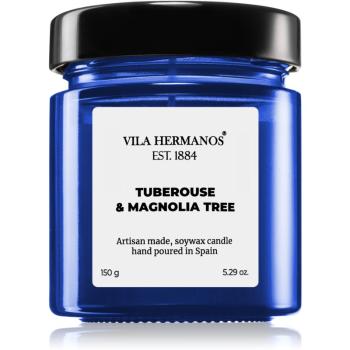 Vila Hermanos Apothecary Cobalt Blue Tuberose & Magnolia Tree lumânare parfumată 150 g