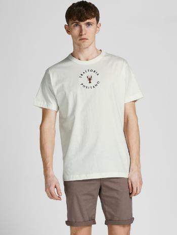 Jack & Jones Positano Tricou Alb