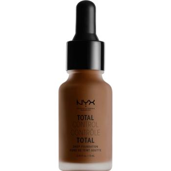 NYX Professional Makeup Total Control Drop Foundation make up culoare 24 Deep Espresso 13 ml