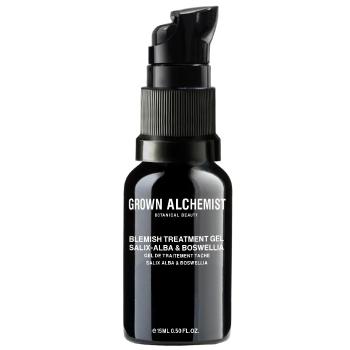 Grown Alchemist Gel împotriva imperfecțiunilor pielii Salix-Alba, Boswellia (Blemish Treatment Gel) 15 ml