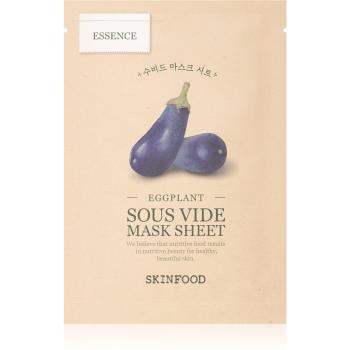 Skinfood Sous Vide Eggplant mască textilă hidratantă pentru o piele mai luminoasa 1 buc