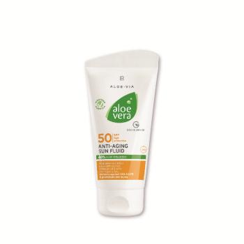 LR health & beauty Fluid de protecție cu efect anti-îmbătrânire Aloe Vera Sun SPF 50 (Anti-aging Sun Fluid) 50 ml