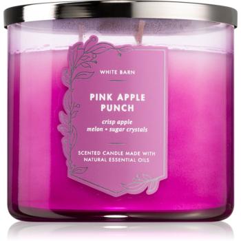 Bath & Body Works Pink Apple Punch lumânare parfumată I. 411 g