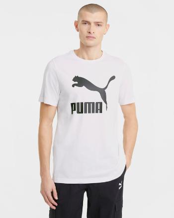 Puma Classics Logo Tricou Alb