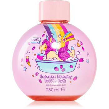 Avon Unicorn Dreamy spumă de baie răcoritoare cu aroma de capsuni 250 ml
