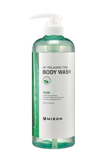 Mizon Gel de duș proaspăt My Relaxing Time Aloe (Body Wash) 800 ml