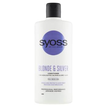 Syoss Balsam pentru păr evidențiat, blond și gri Blonde & Silver(Conditioner) 440 ml