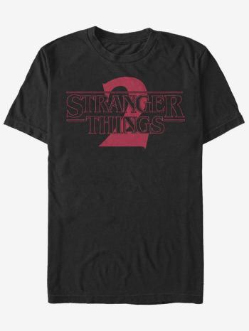 ZOOT.Fan Netflix Stranger Things 2 Logo Tricou Negru