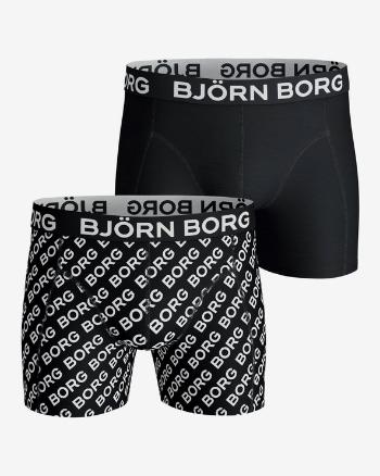 Björn Borg BB Logo Boxeri 2 buc Negru