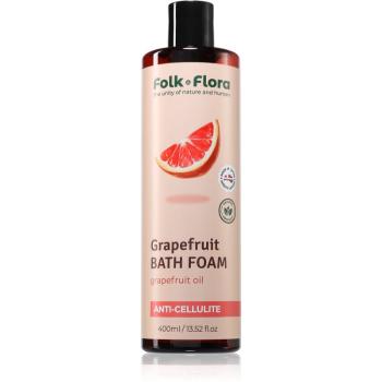 Folk & Flora Grapefruit spuma de baie 400 ml