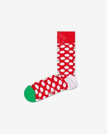Happy Socks Big Dot Snowman Șosete Roșu
