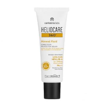 Heliocare Emulsiile pentru bronz cu filtre minerale SPF50+ 360° ( Mineral Fluid) 50 ml