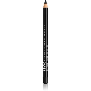 NYX Professional Makeup Eye and Eyebrow Pencil creion de ochi cu trasare precisă culoare Black 1.2 g