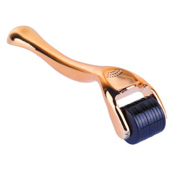 Palsar 7 Rolă cu microace pentru tratamentul facial (Single Microneedle Roller Golden Handle)