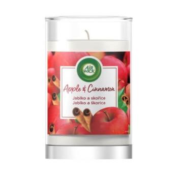 Air Wick Lumanare parfumată în sticlă Apple and Cinnamon 320 g