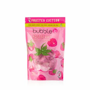 Bubble T Cosmetics Bucăți efervescente pentru baie Raspberry (Bath Crumble) 250 g