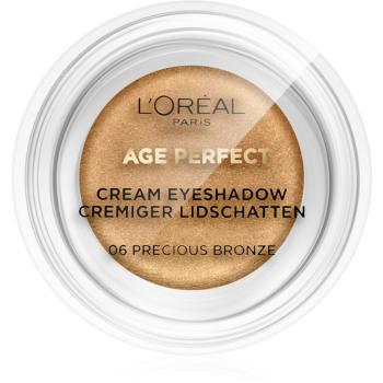 L’Oréal Paris Age Perfect Cream Eyeshadow fard de pleoape cremos culoare 06 - Precious bronze 4 ml