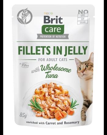 BRIT Care Cat Fillets in Jelly hrana umeda pentru pisici, cu ton, 85 g