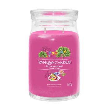 Yankee Candle Lumânare aromată Signature sticla mare Art in the Park 567 g