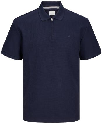 Jack&Jones Tricou polo pentru bărbați JPRCCJOHNNY Standard Fit 12255578 Night Sky XXL