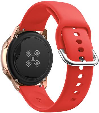 4wrist Curea din silicon pentru Samsung - Red 22 mm