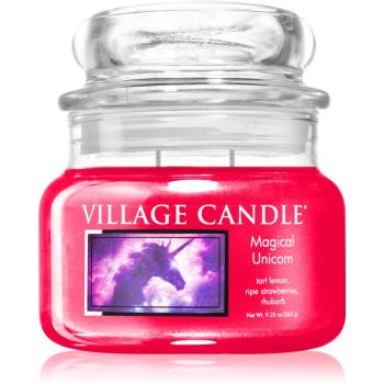 Village Candle Magical Unicorn lumânare parfumată  (Glass Lid) 262 g