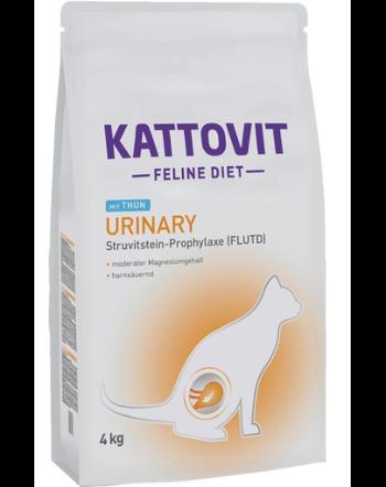 KATTOVIT Feline Diet Urinary Tuna hrana uscata dietetica pentru pisici cu afectiuni urinare, cu ton 4 kg