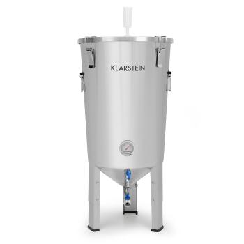 Klarstein Fermenter Pro, boiler de fermentare, 30 l, vană de drojdie, termometru 304, oțel inoxidabil