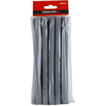 Chromwell Accessories Grey Bendy Rollers - Medium (ø 18 x 240 mm) 10 buc