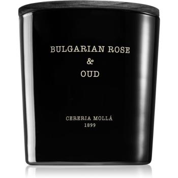 Cereria Mollá Boutique Bulgarian Rose & Oud lumânare parfumată 600 g