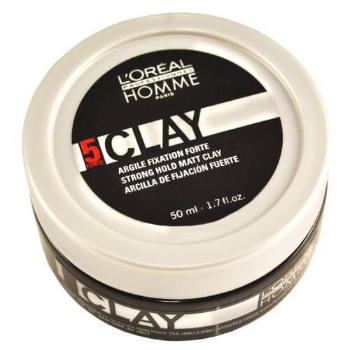 L´Oréal Professionnel Argilă de styling pentru bărbați Clay (Strong Hold Matt Clay) 50 ml