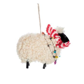 Ornament de Crăciun din material textil Sheep – Sass & Belle