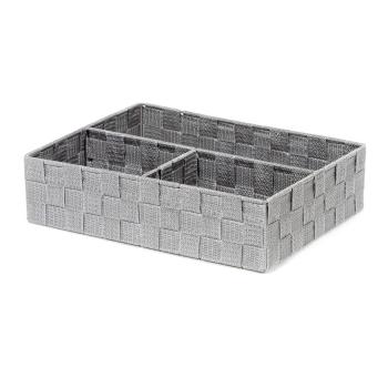 Organizator pentru baie Compactor Stan, 32 x 25 cm, gri