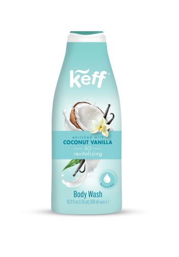 Keff Cremă de spălare Vanilie și nucă de cocos(Cream Wash) 500 ml