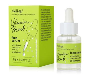 Kilig Ser hidratant pentru piele Vitamin Bomb (Face Serum) 30 ml