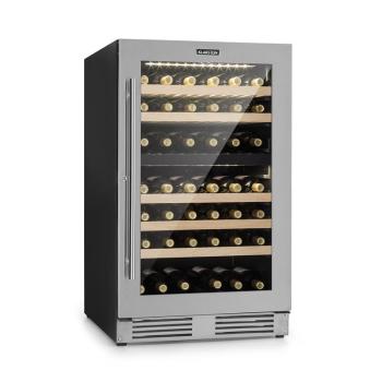 Klarstein Vinovilla Duo79, frigider pentru vin cu 2 zone, 189 L, pentru 79 de sticle, uși din sticlă cu 3 straturi