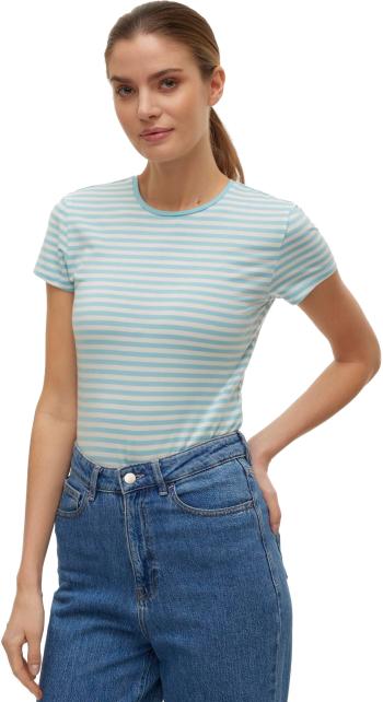 Vero Moda Tricou pentru femei VMINES Tight Fit 10300882 Porcelain Blue M