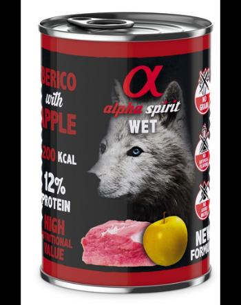 ALPHA SPIRIT Pork with yellow apple hrana caine, porc si mere galbene 400 g