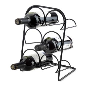 Suport pentru sticle de vin din metal număr sticle 6 – Compactor