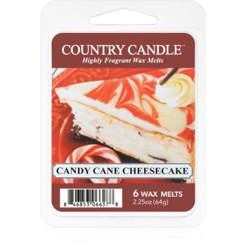 Country Candle Candy Cane Cheescake ceară pentru aromatizator 64 g