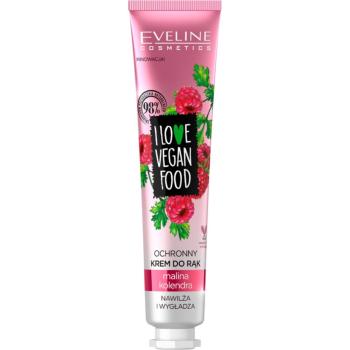 Eveline Cosmetics I Love Vegan Food crema de maini hidratanta cu arome de zmeura 50 ml