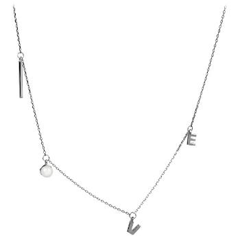 JwL Luxury Pearls Dragoste colier din argint cu perla JL0340 autentic