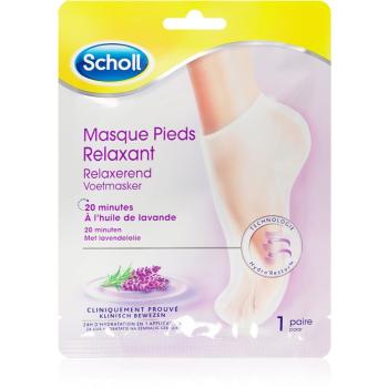 Scholl Expert Care masca regeneratoare pentru picioare sub formă de șosete cu esente de lavanda 1 pereche