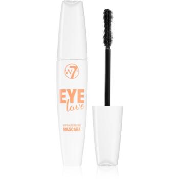 W7 Cosmetics Eye Love Hypoallergenic Mascara pentru volum si lungire culoare Black 13 ml